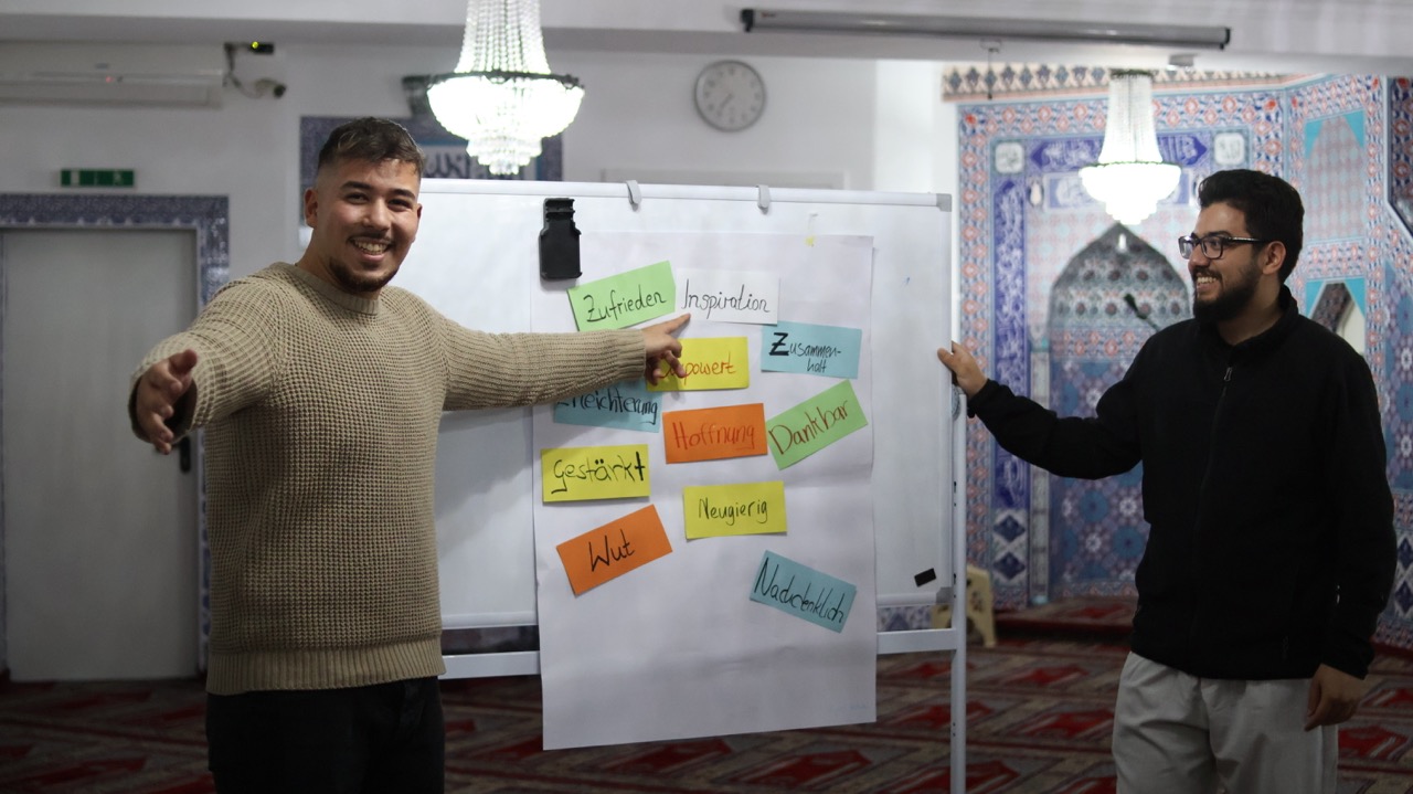 Männer mit Flipchart